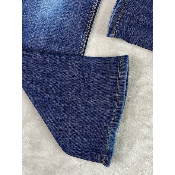 VTG 7 For All Mankind Jeans Wide Leg Flare Denim Inseam 30 Women’s Sz 27 - Picture 2 of 12